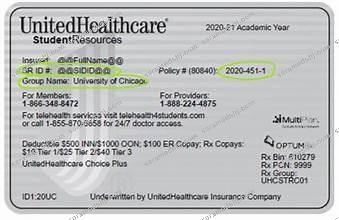 USA UnitedHealthCare  health insurance card 2